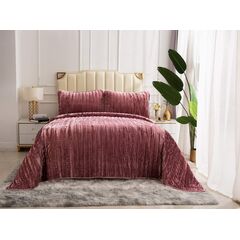 Покрывало Теона, цвет пепельная роза, размер 240х260, Sofi de Marko