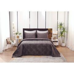 Покрывало Ариэль, цвет мокко, размер 240x260, Sofi de Marko