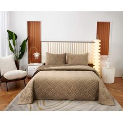 Покрывало Армандо, цвет песочный, размер 240х260, Sofi de Marko