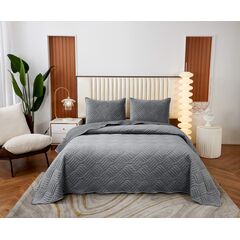 Покрывало Армандо, цвет серый, размер 160х220, Sofi de Marko