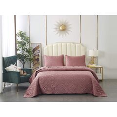 Покрывало Себастьян, цвет пепельная роза, размер 230х250, Sofi de Marko