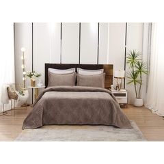 Покрывало Ариэль, цвет капучино, размер 240x280, Sofi de Marko