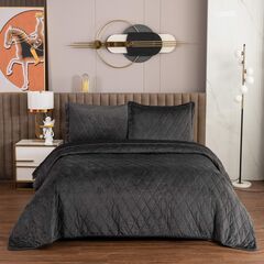 Покрывало Деметра, цвет черный, размер 240х260 , Sofi de Marko