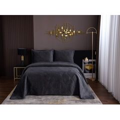 Покрывало Ноэль, цвет антрацит, размер 240х260, Sofi de Marko