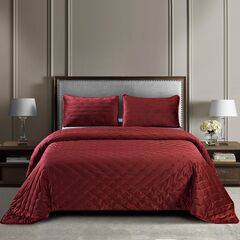 Покрывало Иоланта, цвет бордо, размер 240х260, Sofi de Marko