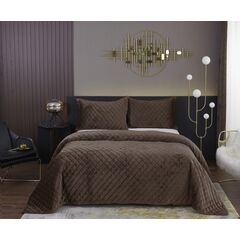 Покрывало Натаниэль, цвет шоколад, размер 240х260, Sofi de Marko