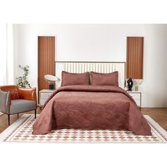 Покрывало Бенита, цвет марсала, размер 240x260, Sofi de Marko