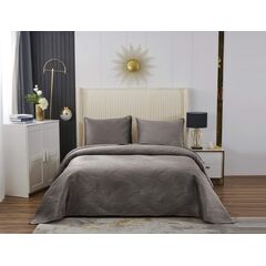 Покрывало Жизель, цвет мокко, размер 240х260, Sofi de Marko