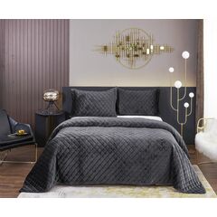 Покрывало Натаниэль, цвет антрацит, размер 240х260, Sofi de Marko