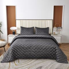 Покрывало Лея, цвет антрацит, размер 160х220, Sofi de Marko