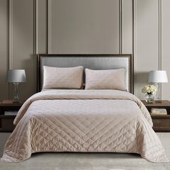 Покрывало Иоланта, цвет бежевый, размер 160х220, Sofi de Marko