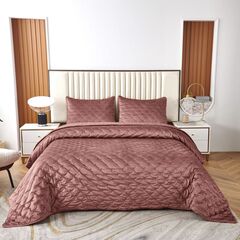 Покрывало Лея, цвет марсала, размер 240x260, Sofi de Marko