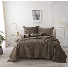 Покрывало Глория, цвет кофе, размер 160х220, Sofi de Marko