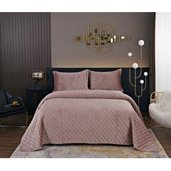 Покрывало Натаниэль, цвет чайная роза, размер 240х260, Sofi de Marko