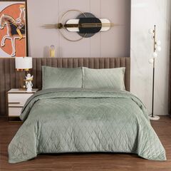 Покрывало Деметра, цвет зеленый, размер 240х260 , Sofi de Marko