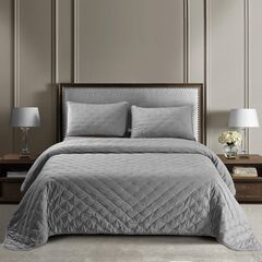 Покрывало Иоланта, цвет серый, размер 160х220, Sofi de Marko