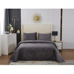 Покрывало Жизель, цвет антрацит, размер 240х260, Sofi de Marko