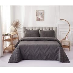 Покрывало Мориц, цвет антрацит, размер 160х220, Sofi de Marko