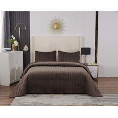 Покрывало Фердинанд, цвет кофе, размер 240х260, Sofi de Marko