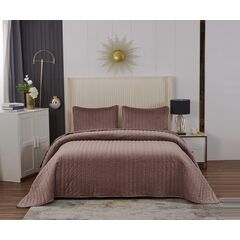 Покрывало Фердинанд, цвет мокко, размер 240х260, Sofi de Marko