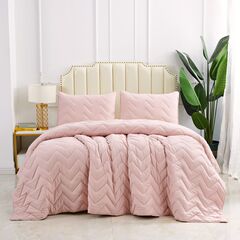 Покрывало Робби, цвет пепельная роза, размер 160х220, Sofi de Marko