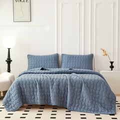 Покрывало Минелла, цвет серо-голубой, размер 230х250, Sofi de Marko