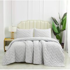 Покрывало Робби, цвет серебро, размер 230х250, Sofi de Marko