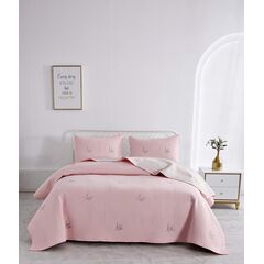 Покрывало Жаклин, цвет пепельная роза, размер 230х250, Sofi de Marko