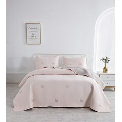 Покрывало Жаклин, цвет пудра, размер 230х250, Sofi de Marko