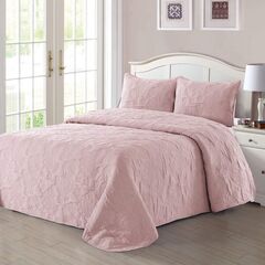 Покрывало Даминго, цвет пудра, размер 240х260, Sofi de Marko