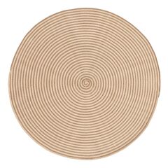 Ковер из хлопка Target бежевого цвета из коллекции Ethnic, d 120 см