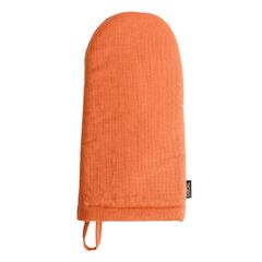 Варежка-прихватка из хлопка оранжевого цвета Russian North, 31х15 см