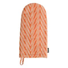 Варежка-прихватка из хлопка с графичным принтом Колосья Russian North, 26х14 см