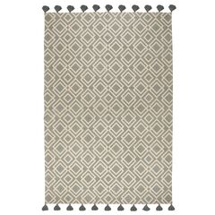 Ковер из хлопка с этническим узором Ромбы и кисточками из коллекции Ethnic, 200х300 см