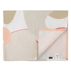 Дорожка на стол из хлопка бежевого цвета с авторским принтом из коллекции Freak Fruit, 45х150 см