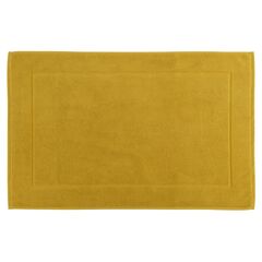 Коврик для ванной горчичного цвета из коллекции Essential, 50х80 см