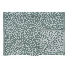 Дорожка из хлопка зеленого цвета с рисунком Спелая смородина, Scandinavian touch, 53х150см