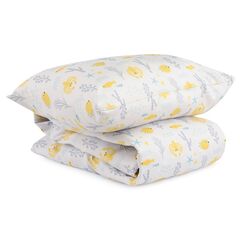 Комплект постельного белья из сатина с принтом Oceania world из коллекции Tiny world, 110х140 см