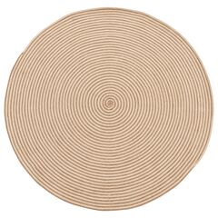 Ковер из хлопка Target бежевого цвета из коллекции Ethnic, d 150 см