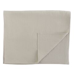 Дорожка на стол из умягченного льна бежевого цвета, 45х150 см