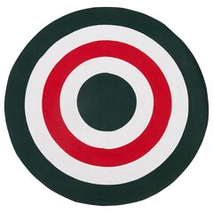 Ковер из хлопка Target темно-зеленого цвета из коллекции Ethnic, d 150 см