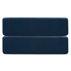 Простыня на резинке темно-синего цвета из коллекции Essential, 180х200х30 см