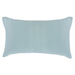 Наволочка из сатина голубого цвета из коллекции Essential, 40х60 см