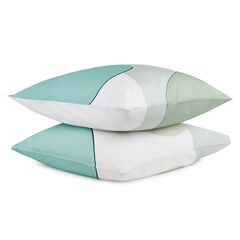 Набор из двух наволочек из сатина  мятного цвета с авторским принтом из коллекции Freak Fruit, 70х70 см