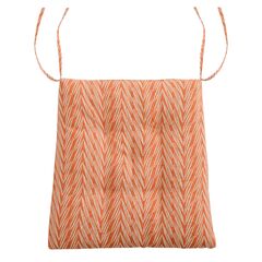 Подушка на стул из хлопка с графичным принтом Колосья Russian North, 40х40х4 см