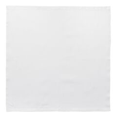 Салфетка белого цвета с фактурным рисунком из хлопка из коллекции Essential, 53х53см