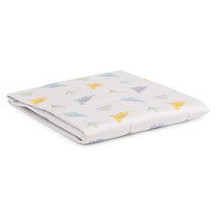 Простыня из сатина с принтом Dinosauria world из коллекции Tiny world, 160х270 см