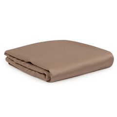 Простыня из сатина бежевого цвета из египетского хлопка из коллекции Essential, 240х270 см