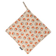 Прихватка из хлопка с графичным принтом Ягоды Russian North, 22х22 см