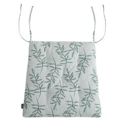 Подушка на стул из хлопка с графичным принтом Папоротник Russian North, 40х40х4 см